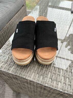 Toms Diana Mule Wedge Sandal